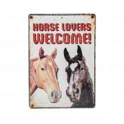 WAAKBORD METAAL HORSE LOVERS WELCOME