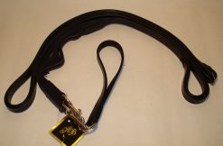 Lederen Slofteugel met elastiek