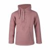 SWEATSHIRT COZY GARNET ROSE RED HORSE